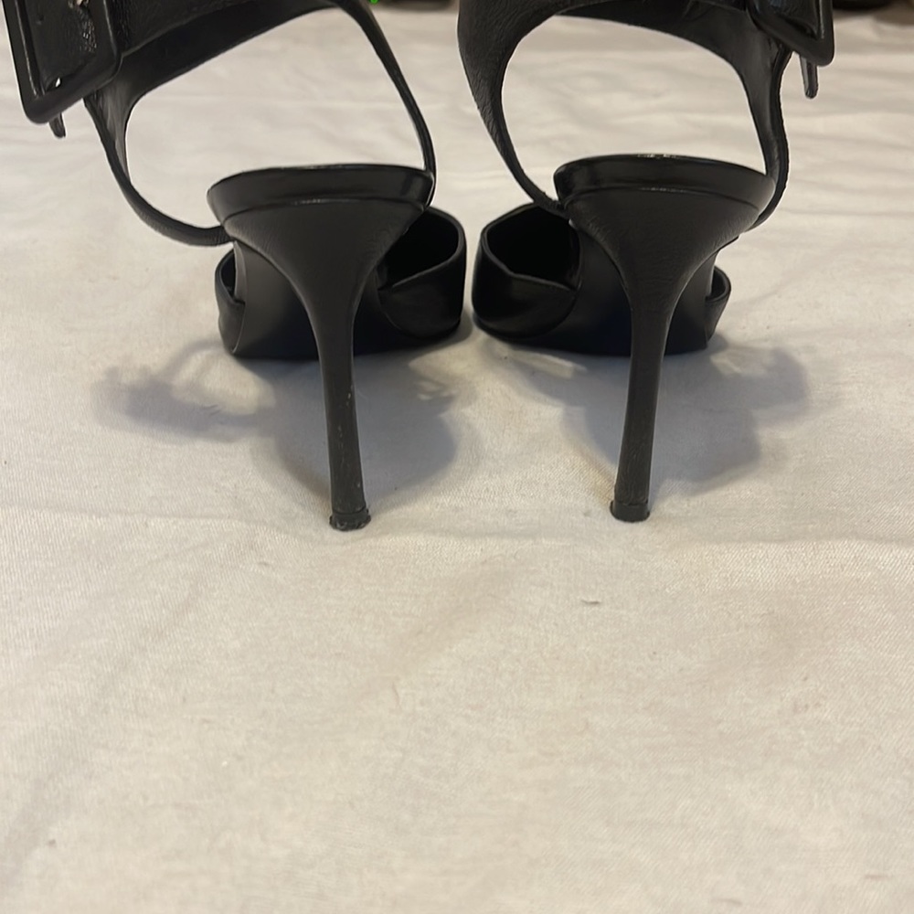 Black Nine West Heels Size 7.5 - Picture 3 of 5